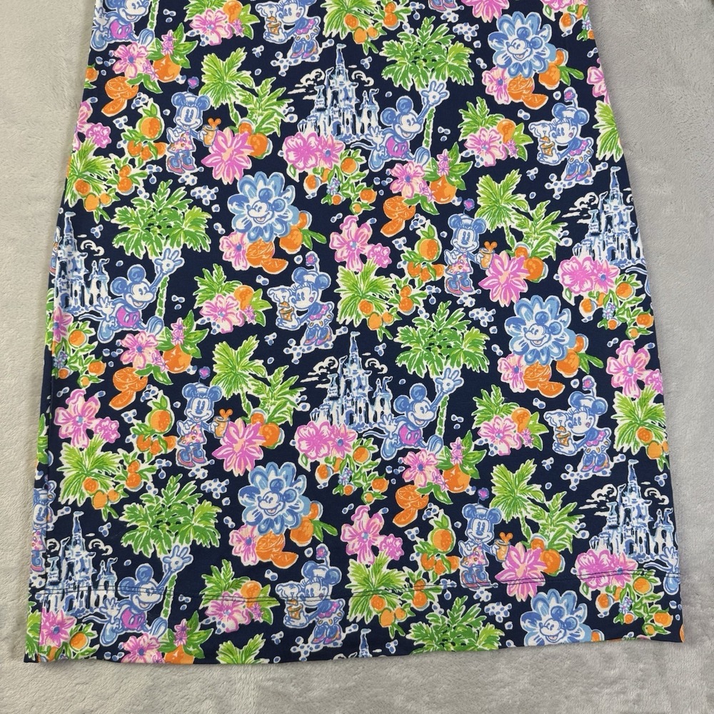 Disney X Lilly Pulitzer Dress XS Mickey & Minnie Mouse Long Sleeve Tropical - Picture 2 of 14